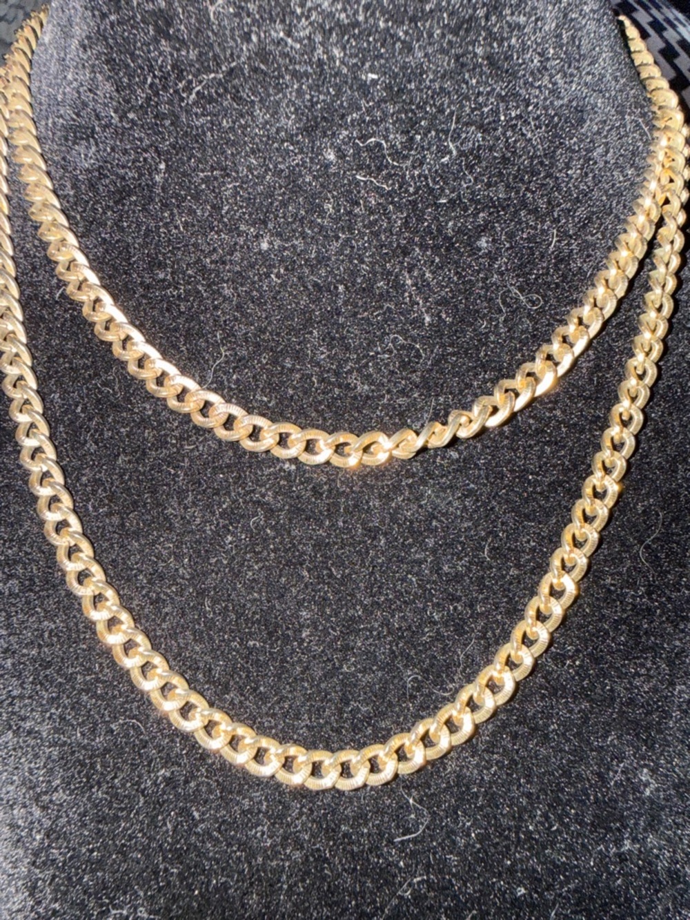 1928‎ Gold Tone Curb Chain Necklace 28” long- Women Jewelry